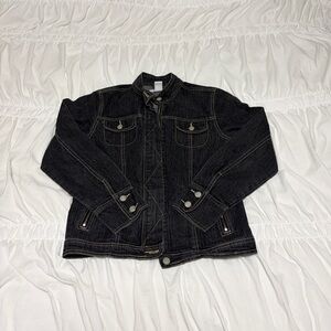 Dark wash denim jacket